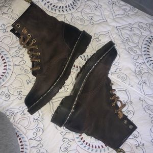 Dr. Marten’s boots, brown leather